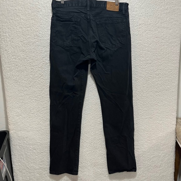 Polo Ralph Lauren Mens Black Classic 867 Straight Leg Jeans 34x34 - Picture 2 of 13
